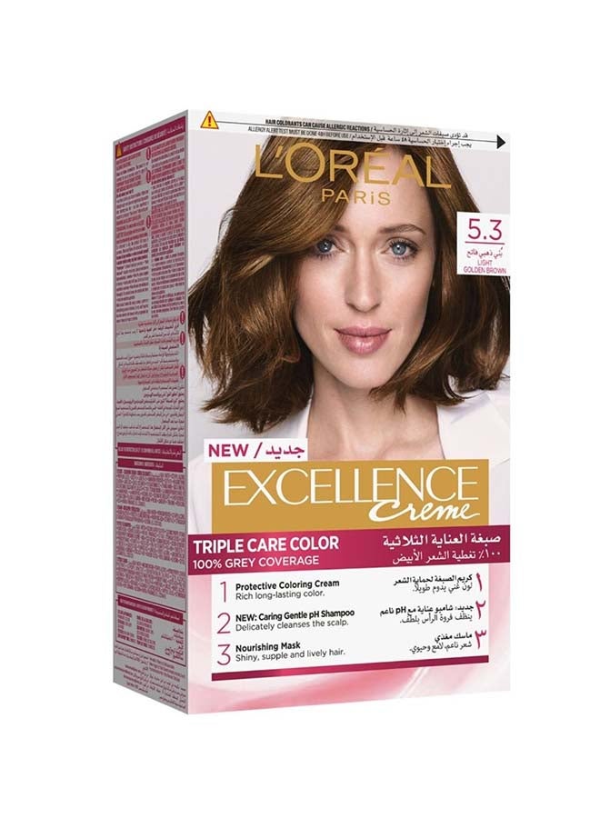 Excellence Creme 5.3 Golden Light Brown 192ml
