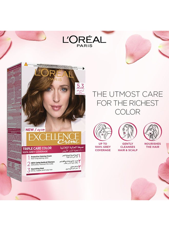 Excellence Creme 5.3 Golden Light Brown 192ml
