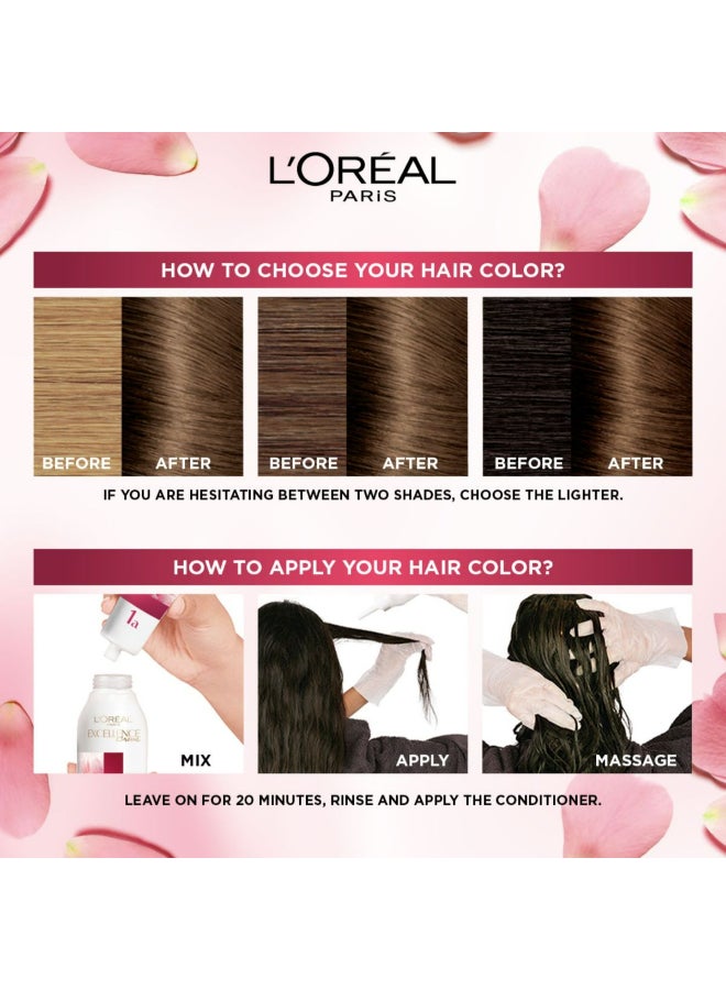 Excellence Creme Triple Care Hair Color Hair Dye/ Hair Care Dark Blonde 06 6.0 Dark Blonde 192ml