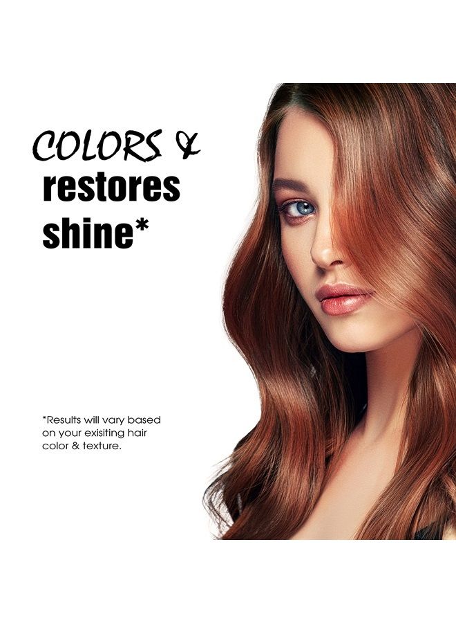 Light Mountain Henna Hair Color & Conditioner, Mahogany - Organic Henna Leaf Powder, Pure Botanical Semi-Permanent Hair Color with Conditioning Benefits, 4 Oz