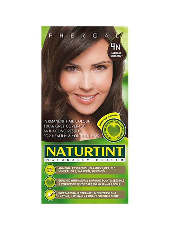 Permanent Hair Color 4N Natural Chestnut 165ml