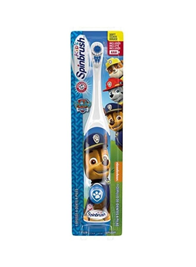 Paw Patrol Spinbrush Toothbrush White/Blue 1meter
