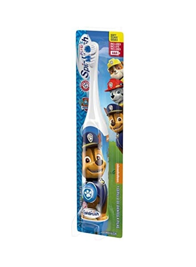 Paw Patrol Spinbrush Toothbrush White/Blue 1meter