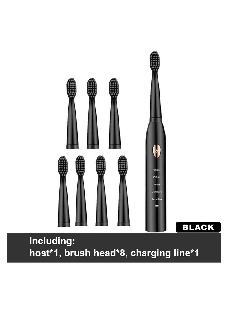 Ultrasonic Automatic Toothbrush Easy Cleaning Waterproof Smart Mouth Cleaning Timer Toothbrush