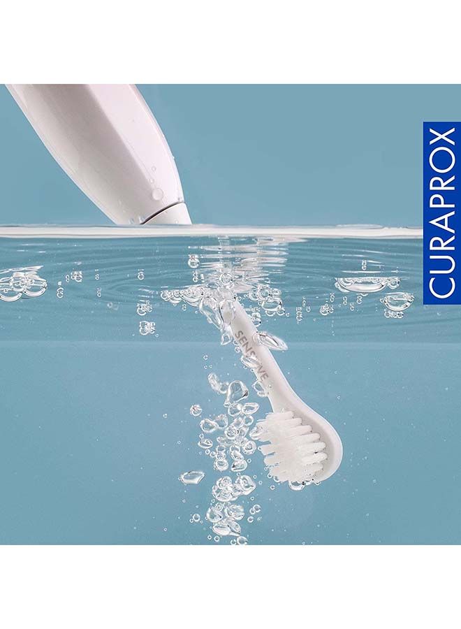 Curaprox Hydrosonic Pro Brush Head ‘Sensitive’, 2 Pieces - Curaprox Electric Toothbrush Heads / Replacement Toothbrush Heads - 2 Pack