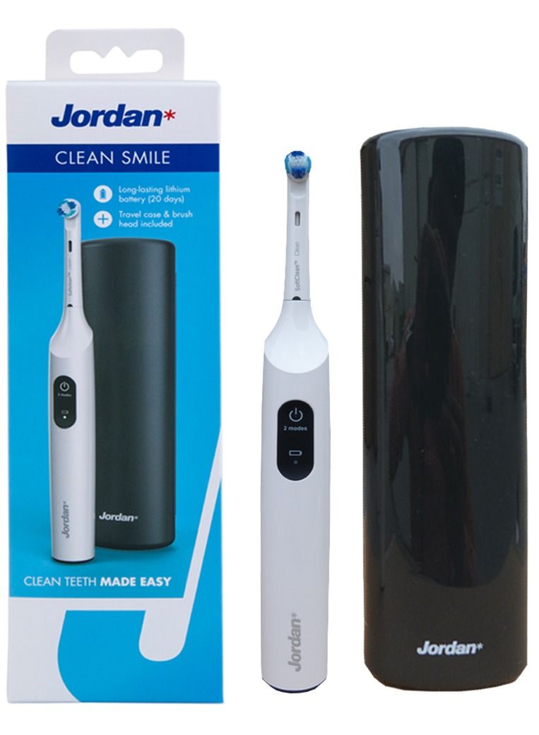 JORDAN Clean Smile Electric Toothbrush, Dark Grey
