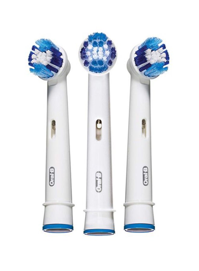 3-Piece Precision Clean Electric Toothbrush Blue/White