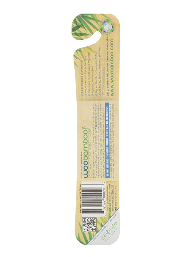 Soft Bristle Toothbrush Brown