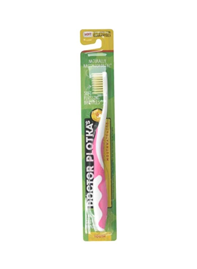 Doctor Plotka's Manual Toothbrush Pink/White