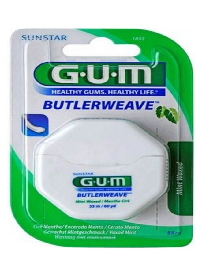 Butlerweave Mint Waxed Floss 55ml