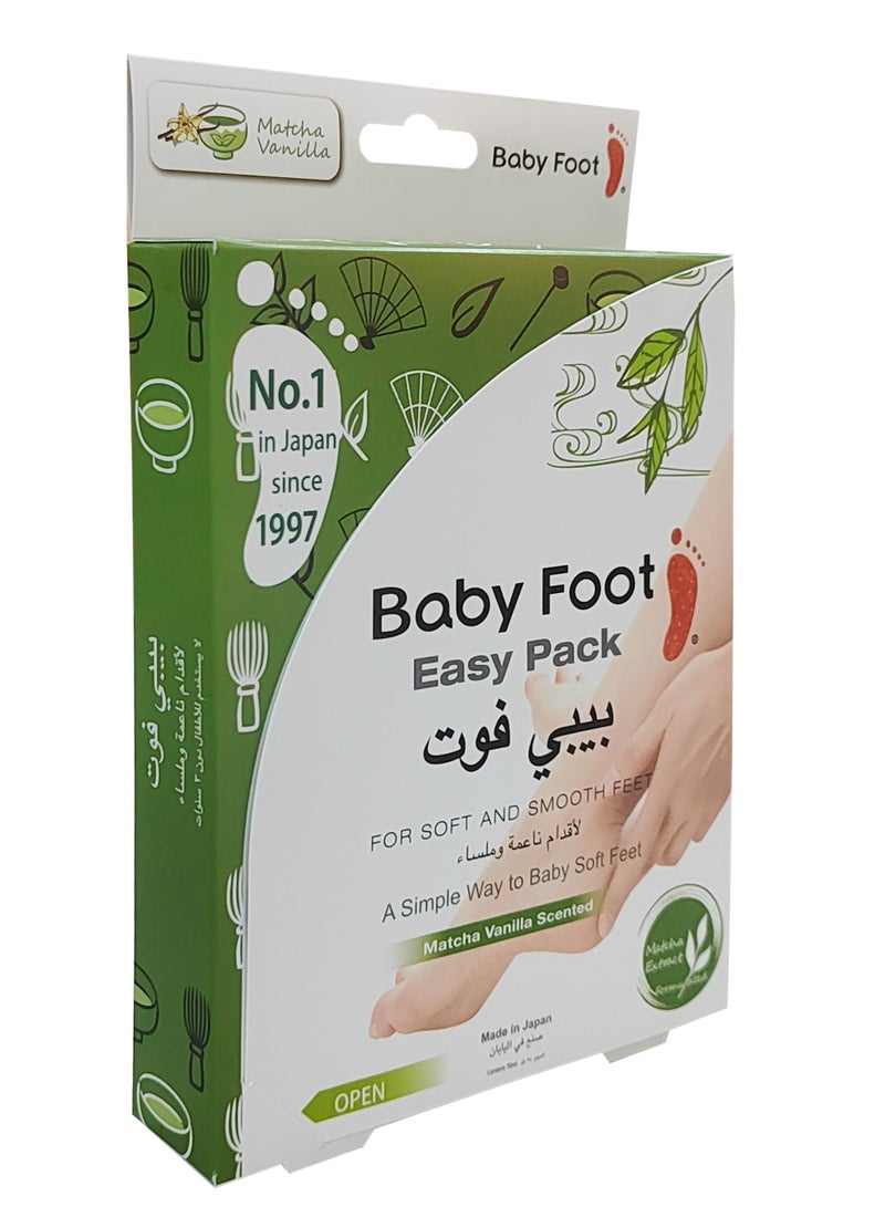 Baby Foot Easy Pack Matcha Vanilla Scented