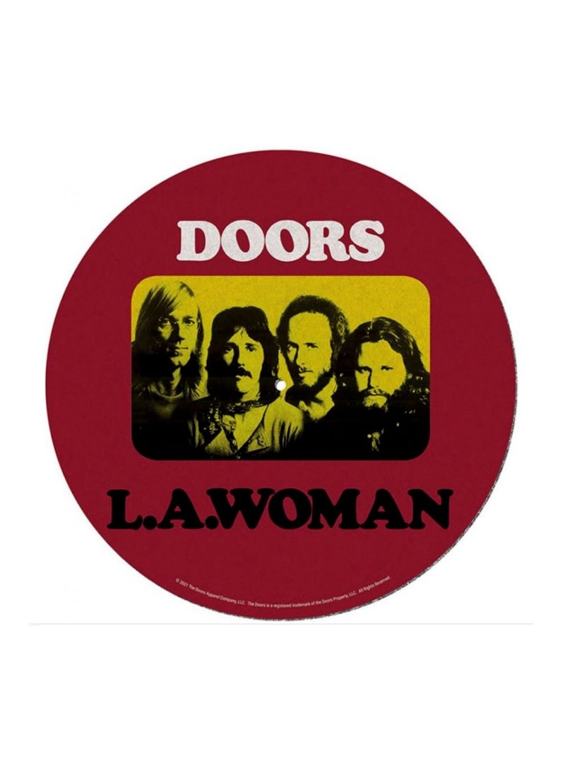 The Doors LP Vinyl Slipmat for Record Players Turntables and DJ Use LA Woman Album Cover Design