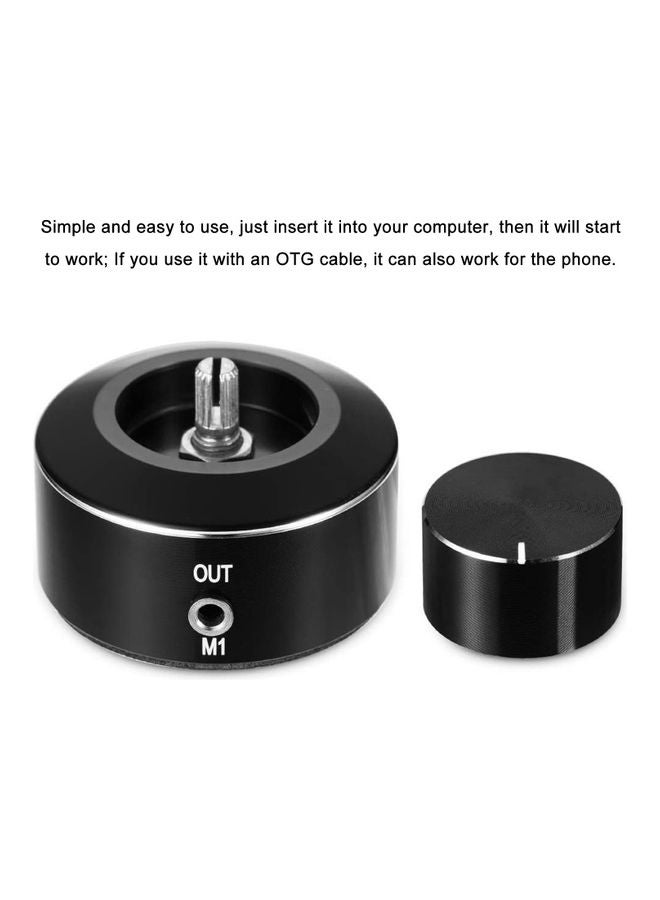 Volume Control Knob V9218_P Black