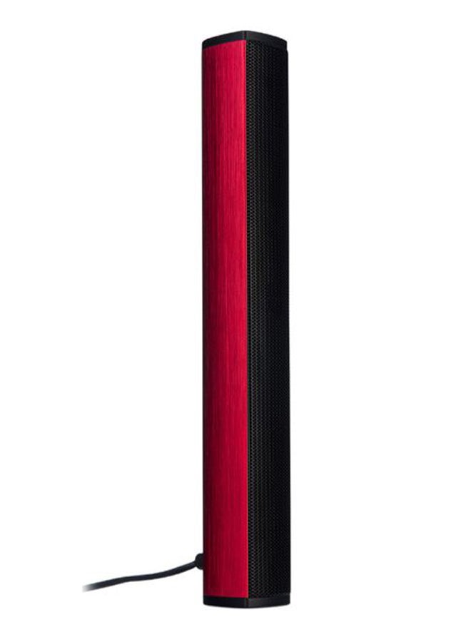Mini USB Stereo Soundbar RV649 Black/Red