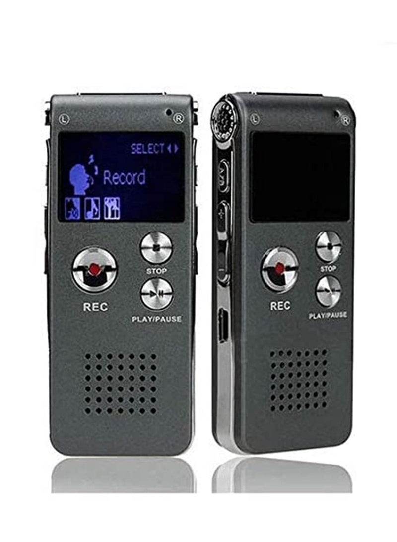 Voice Recorder 8GB Mini USB Flash Digital Audio 650Hr Dictaphone MP3 Player