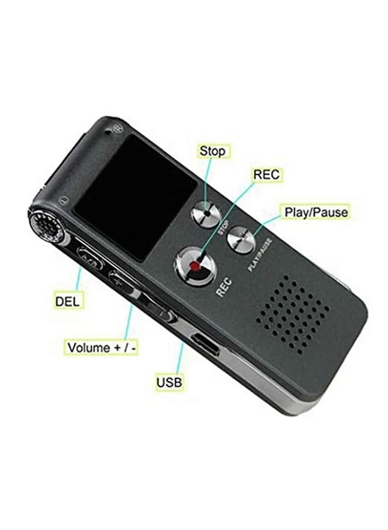 Voice Recorder 8GB Mini USB Flash Digital Audio 650Hr Dictaphone MP3 Player