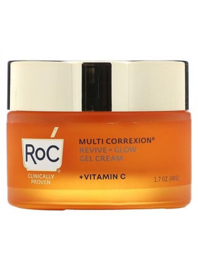 RoC Multi Correxion Revive  Glow Gel Cream  Vitamin C 1.7 oz 48 g