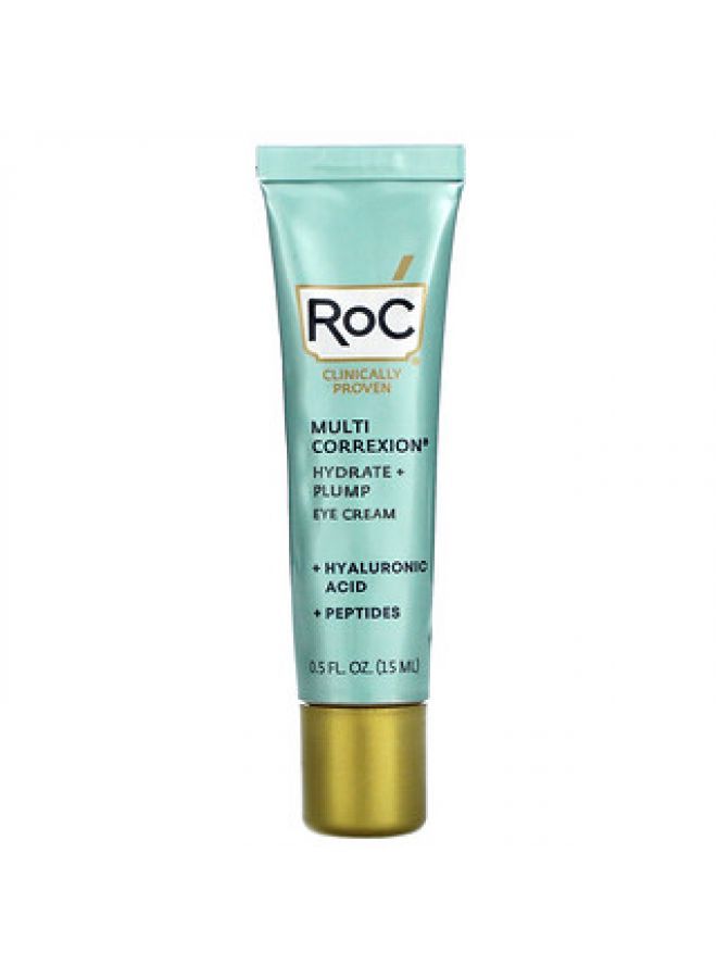 RoC Multi Correxion Hydrate  Plump Eye Cream 0.5 fl oz 15 ml