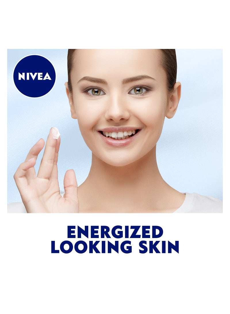 NIVEA Face Cream Day Moisturizer, Q10 Plus C Anti-Wrinkle + Energy, Vitamin C, 2x50ml