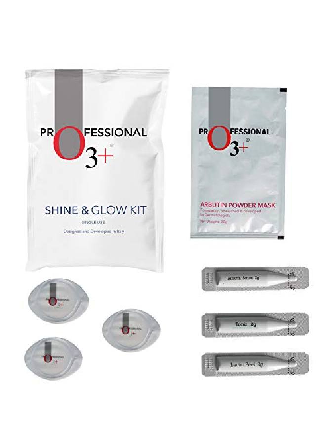 Shine & Glow Mono Dose Kit for Brightening Whitening & Even Skin Tone (38g)