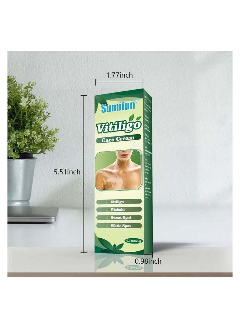 Vitiligo Care Cream Reduces White Spots on Skin, Pigmentation regulating, Improve Skin Pigmentation, 4 Counts Upgraded Vitiligo Creams