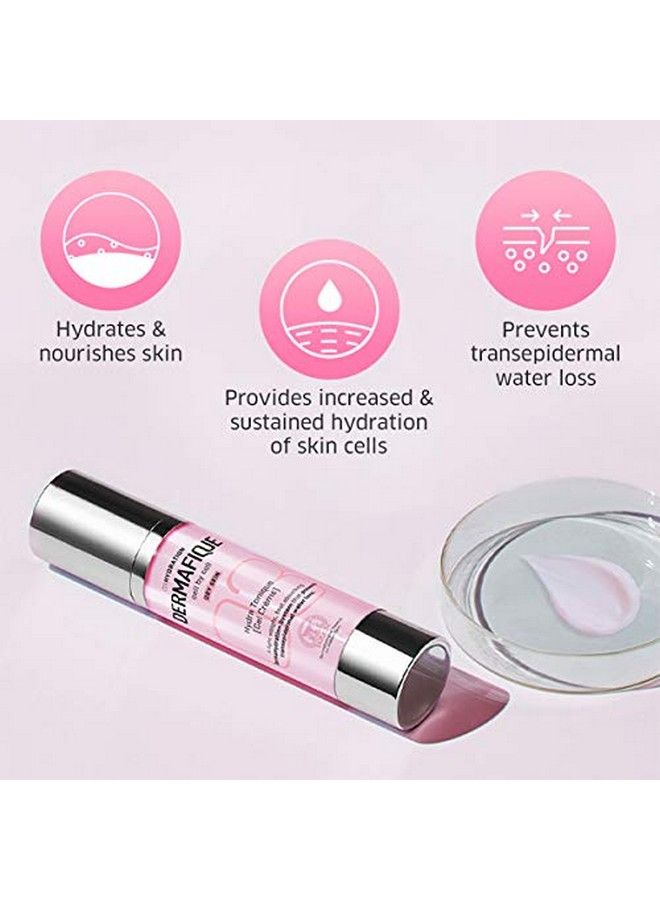 Hydratonique Gel Crème 50 G For Dry Skin Ultralight Texture For Intense Hydration Face Cream For Dry Skin Nonsticky And Fast Absorbing Dermatologist Tested
