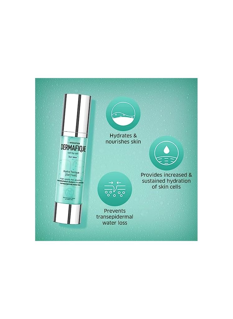 Dermafique Hydratonique Gel Fluid Hydrating lightweight moisturizer with Niacinamide and Vitamin E
