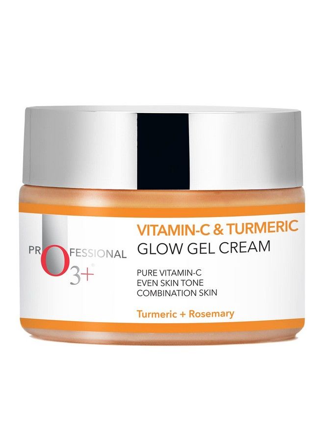 Vitamin C & Turmeric Glow Gel Cream For Women & Men Turmeric + Rosemary (50Gm)