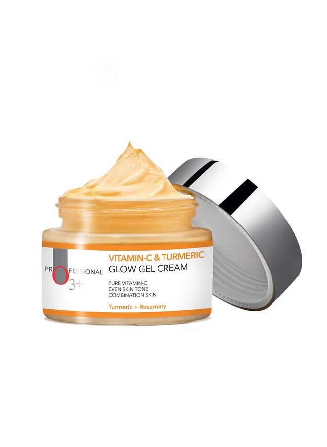 Vitamin C & Turmeric Glow Gel Cream For Women & Men Turmeric + Rosemary (50Gm)