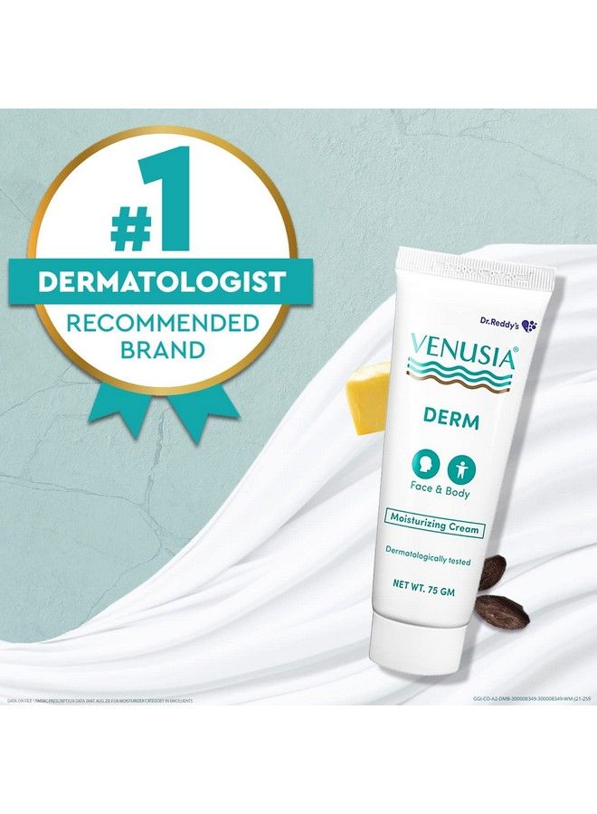 Derm Moisturizing Cream 75Gm (Pack Of 2)