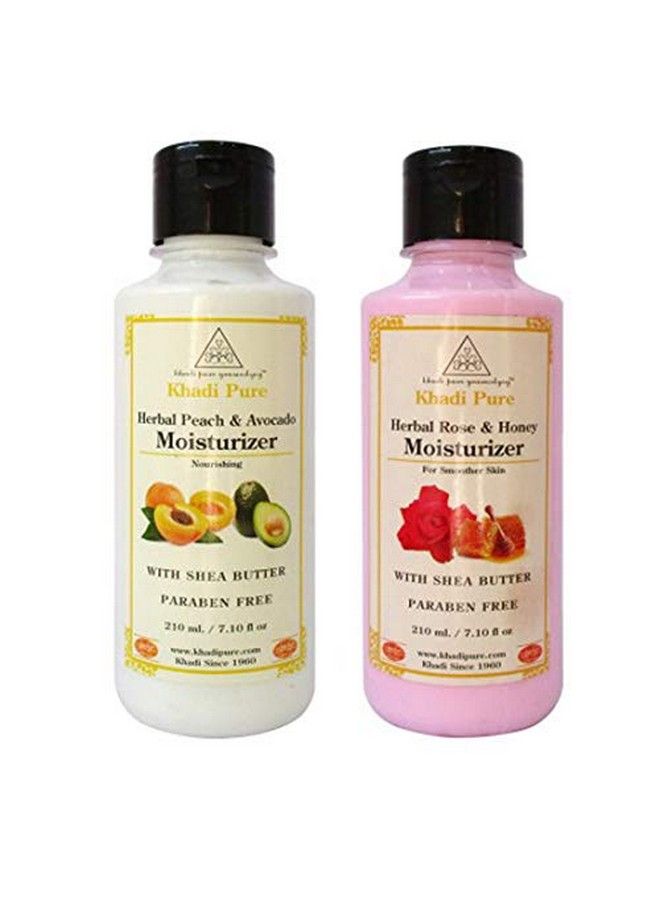 Rose Honey Sls & Peach Avocado Sls Moisturizing Lotion 210 Ml (Pack Of 2)