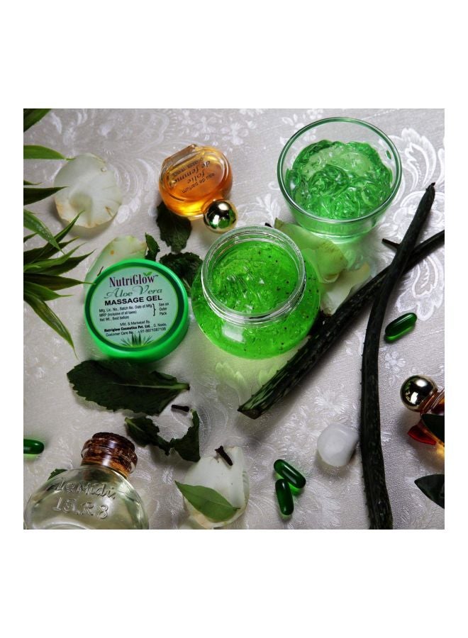 5-Piece Aloe Vera Moisturizing Massage Gel 100grams