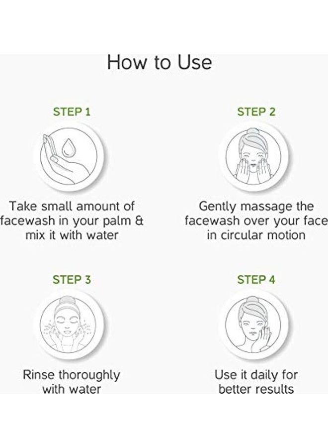 7-Pack Cucumber Face Wash Multicolour 350ml