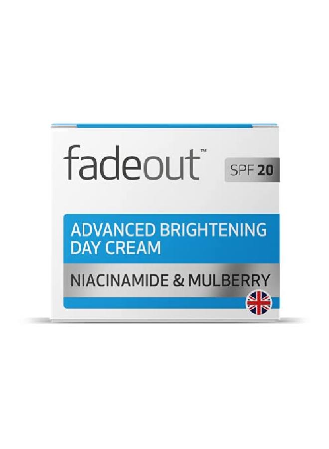 Day Advanced Brightening Skincare Cream With Spf20 Moisturiser Cream With Niacinamide And Lactic Acid To Brighten Skin Tone In 4 Weeks Contains Active Natural Ingredients 50Ml