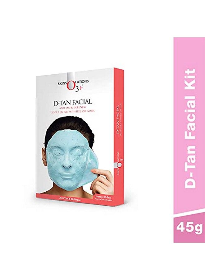 D Facial Kit For Tan Removal & Brightness For Tanned & Dull Skin 45G