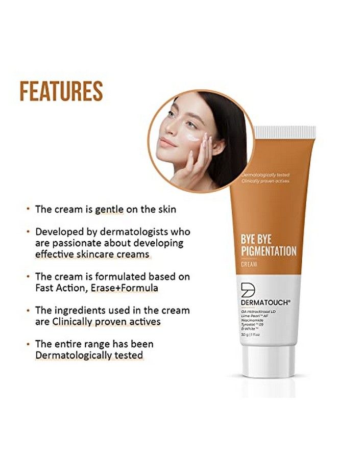 Bye Bye Pigmentation Removal Cream For Women/Men With Niacinamide Lime Pearl & Bwhite 30G