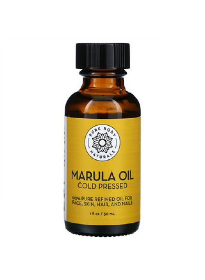 Pure Body Naturals Marula Oil Cold Pressed 1 fl oz 30 ml