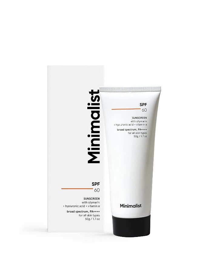 Sunscreeen With Potent Antioxidants Cream SPF 60 50gm