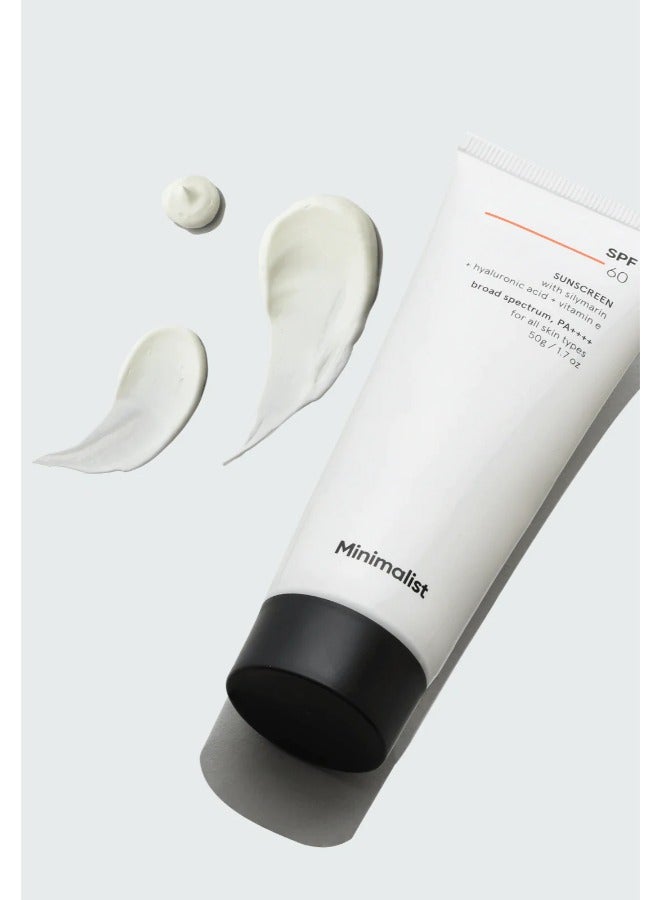 Sunscreeen With Potent Antioxidants Cream SPF 60 50gm