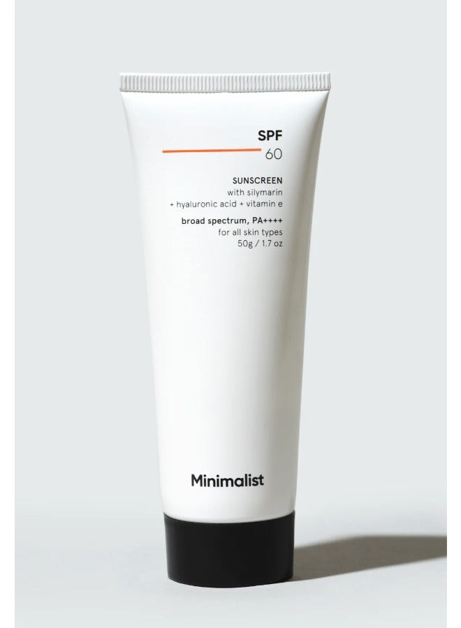 Sunscreeen With Potent Antioxidants Cream SPF 60 50gm