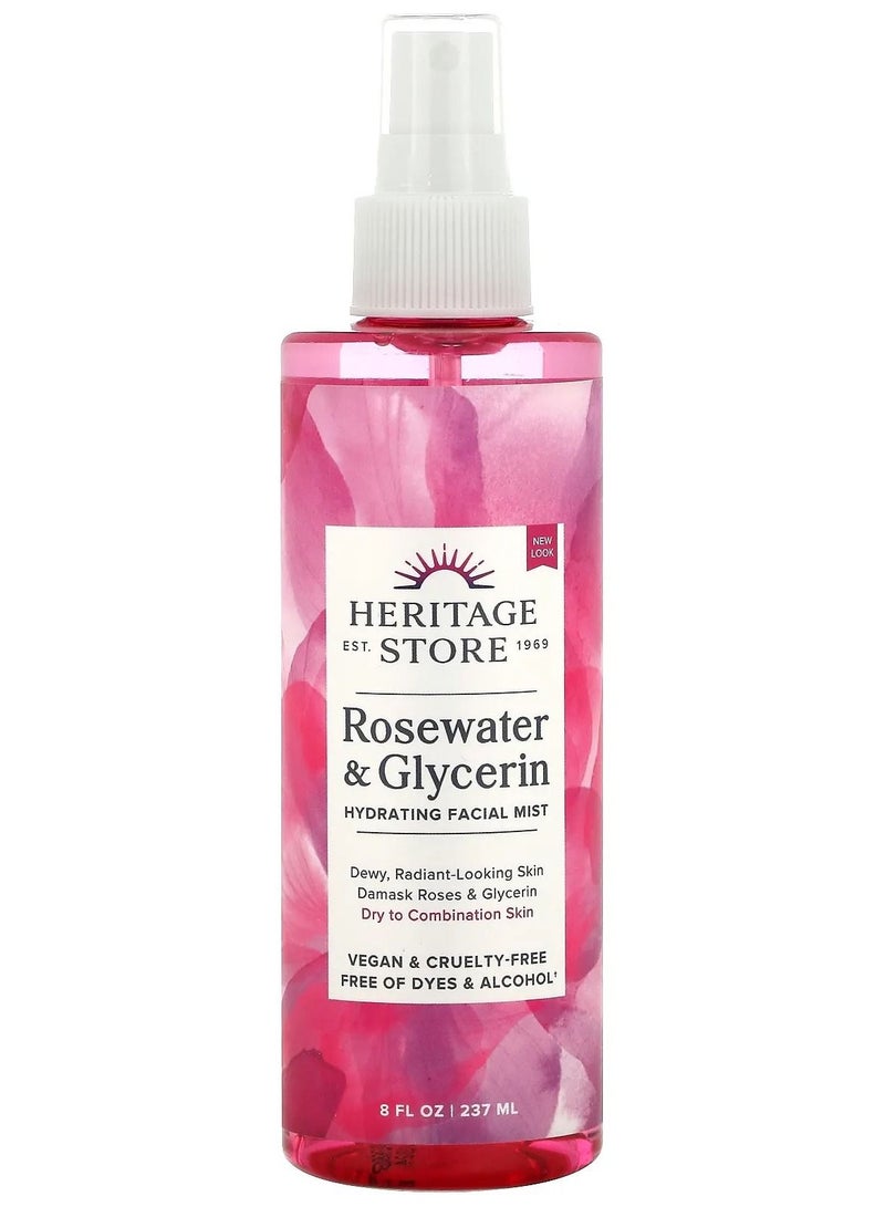 Rosewater & Glycerin Hydrating Facial Mist 8 fl oz 237 ml