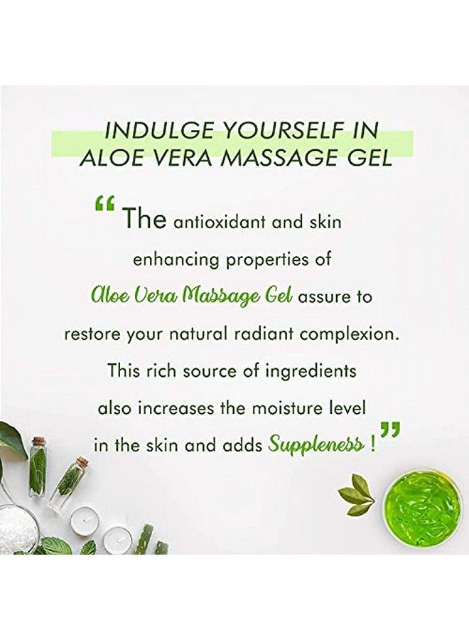 Aloe Vera Gel For Face Hair Acne Sunburn Bug Bites Rashes Glowing And Radiant Skin Non Sticky All Skin & Hair Types 100 Gm Each Pack Of 4