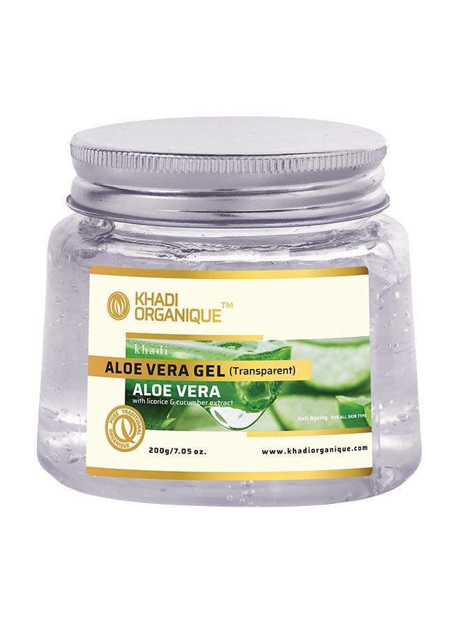 Natural Aloe Vera Gel Transparent 200grams