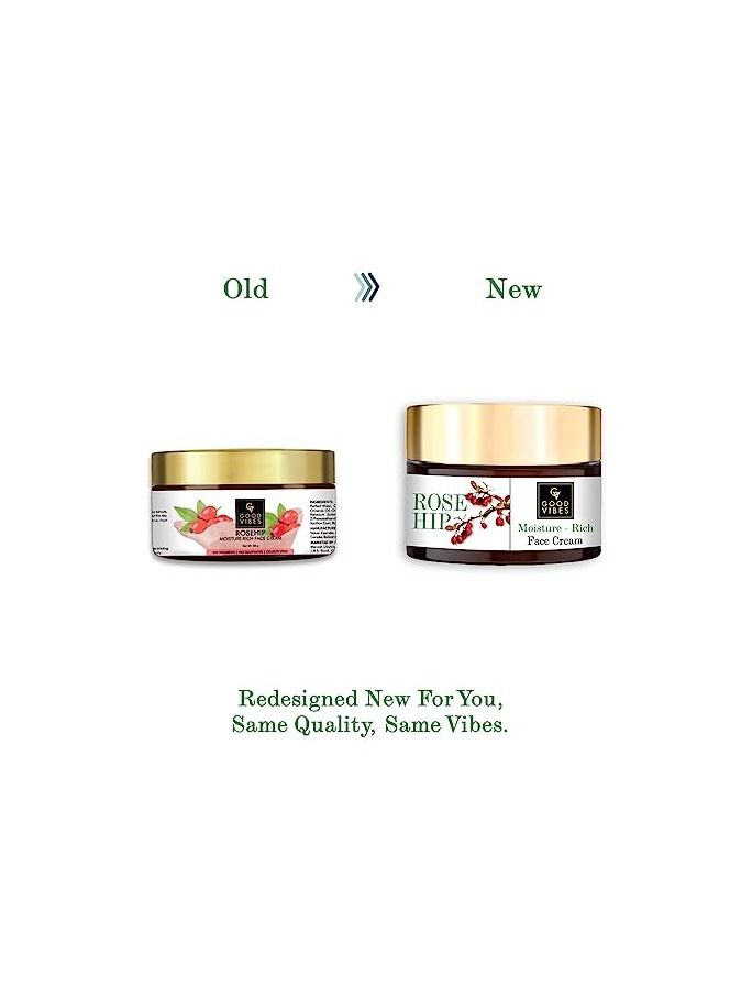 Good Vibes Rosehip Moisture Rich Face Cream