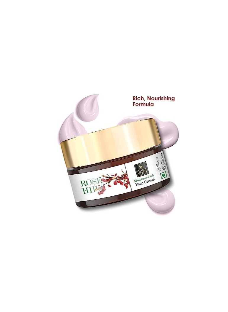 Good Vibes Rosehip Moisture Rich Face Cream