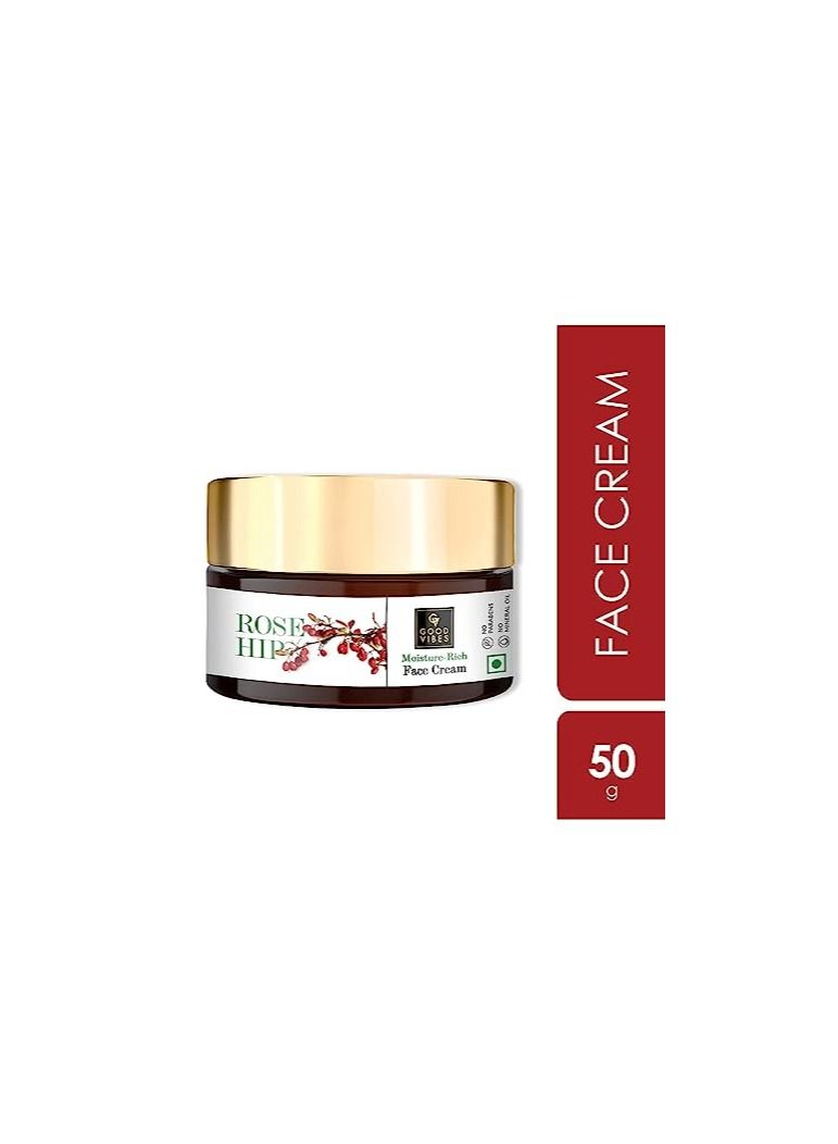 Good Vibes Rosehip Moisture Rich Face Cream