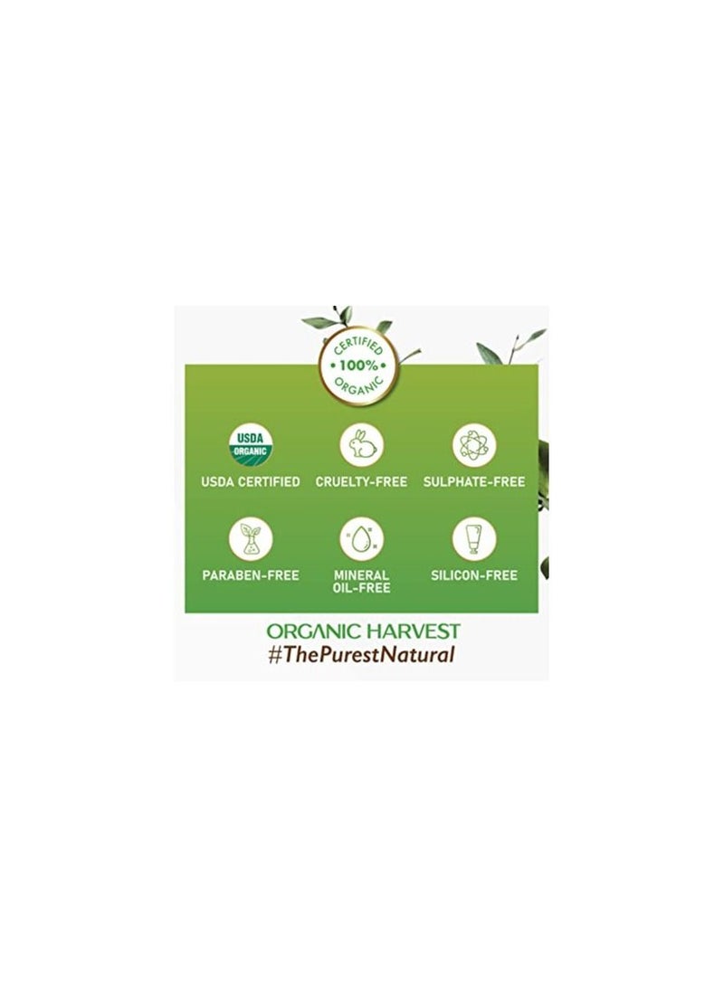 Organic Harvest Aloe Vera Gel: With Organic Glycerine | Moisturizer for Women and Men | Aloe Vera Gel for Face and Hair  100% American Certified Organic  Sulphate and  Paraben free 200gm