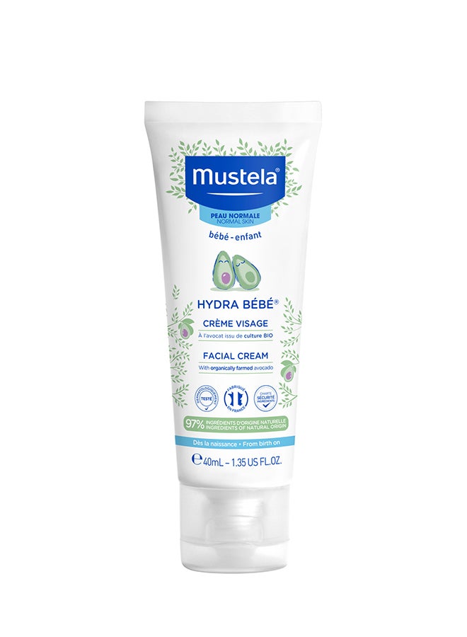 Hydra Bebe Facial Cream With Farmed Avocado, For Normal Skin 40ml