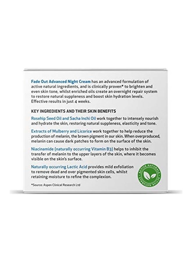 Advanced Skincare Brightening Night Cream White 50ml