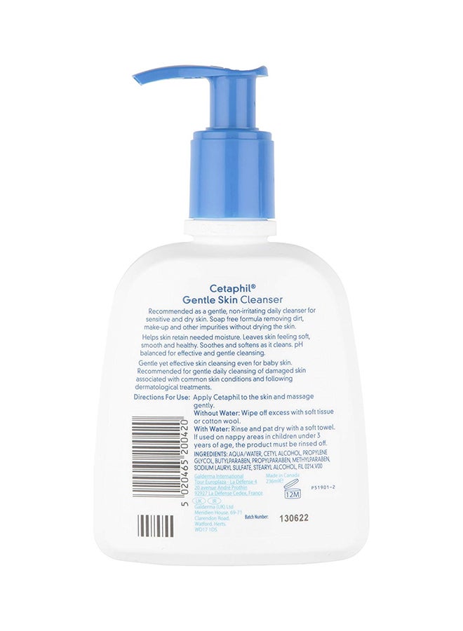 Gentle Skin Cleanser With Pump White 236ml